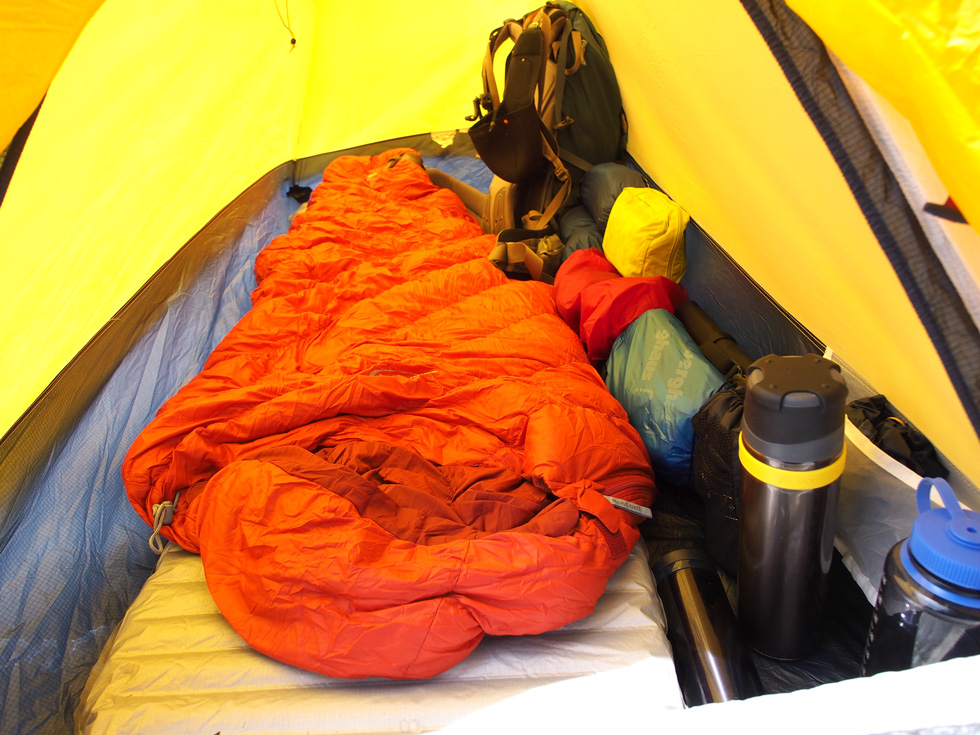 登山のテント内の整理の仕方