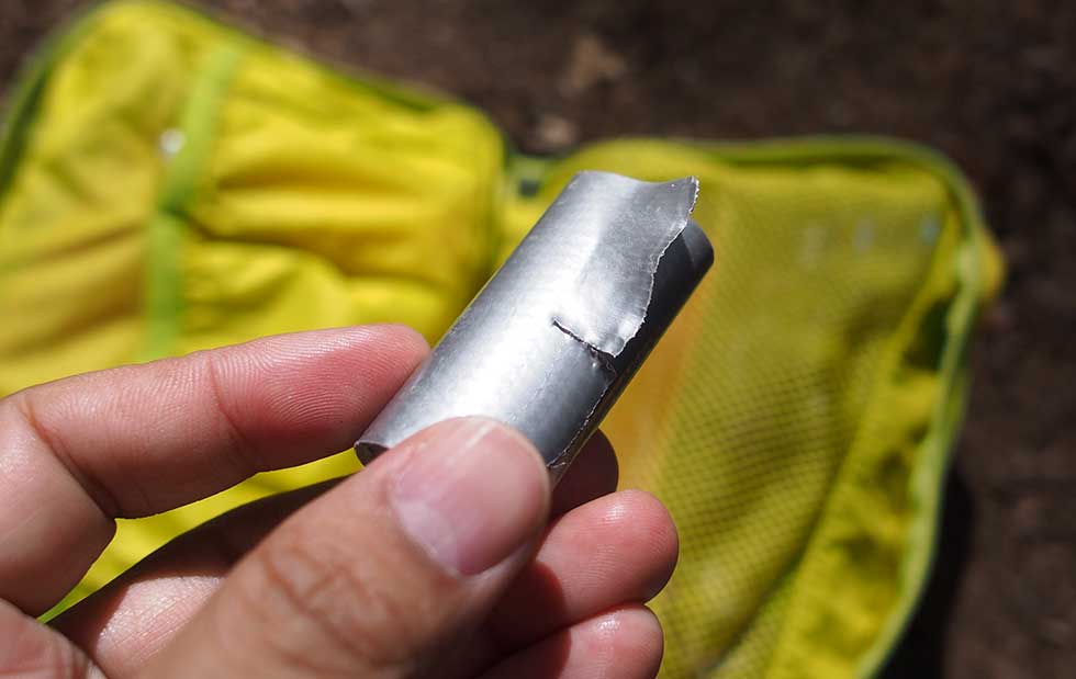 SOLのダクトテープは登山の便利道具