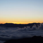 初冬の天狗岳から雲海広がる日の出を見た（1泊2日テント泊登山）